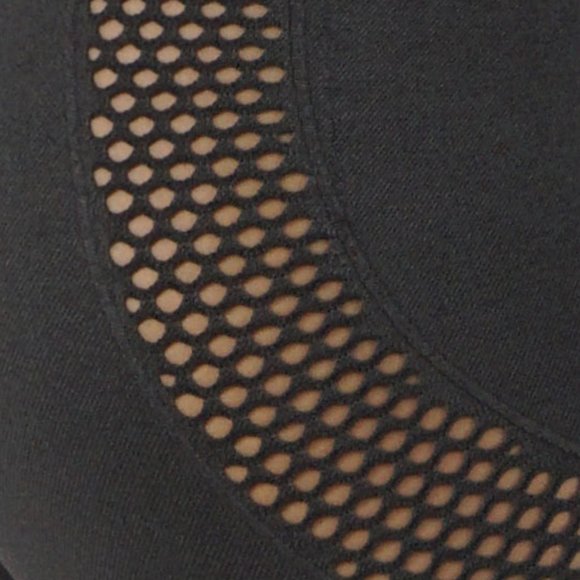 Grey yoga leggings workout pants sexy mesh - Picture 5 of 5